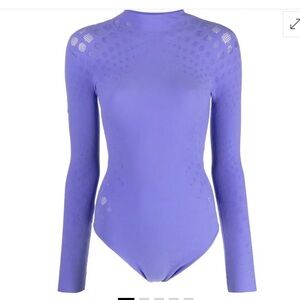 WOLFORD Dots Illusion Net Bodysuit